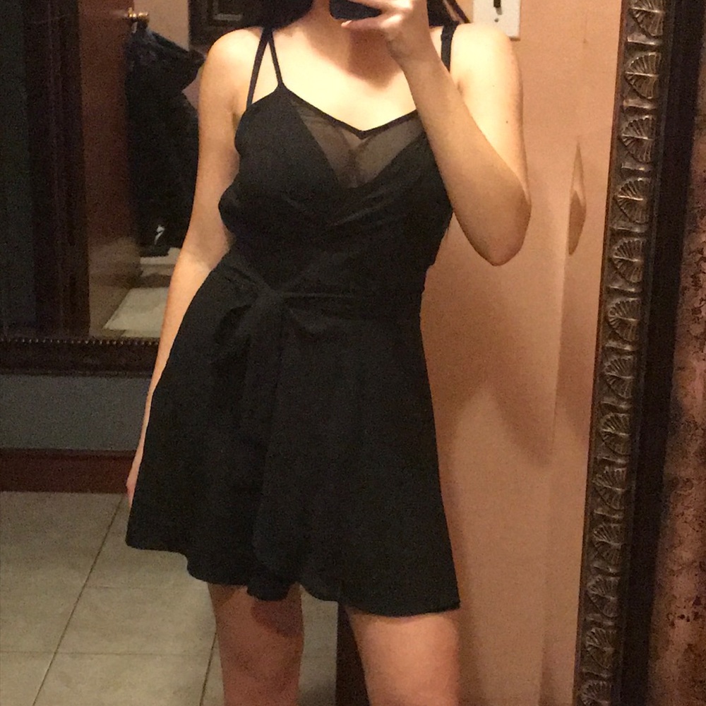 express black romper dress